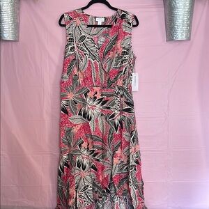 Liz Claiborne Pink Sleeveless Scoop Neck Sundress